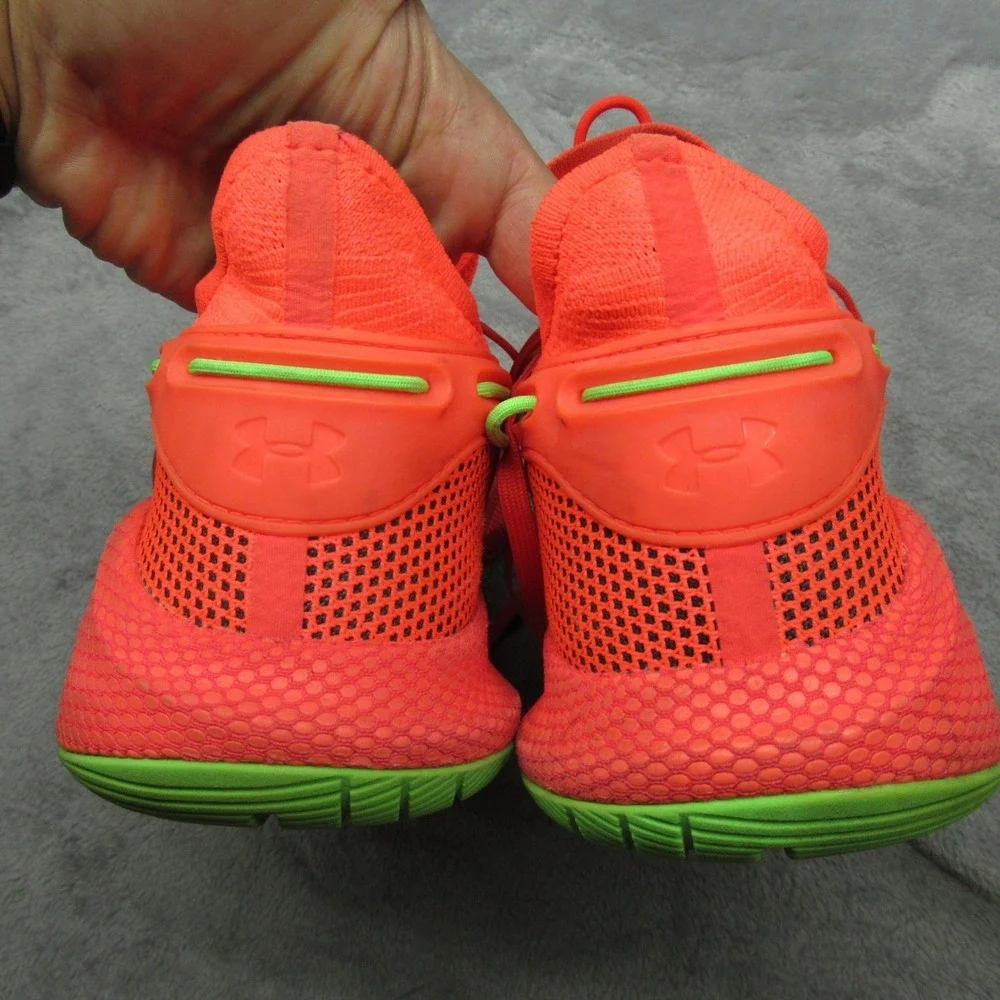 Under Armour Curry 6 Shoes Men 12.5 Salmon Green VI Basketball Chunky Sneakers